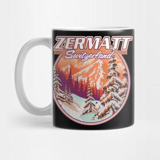 Zermatt Switzerland logo Mug